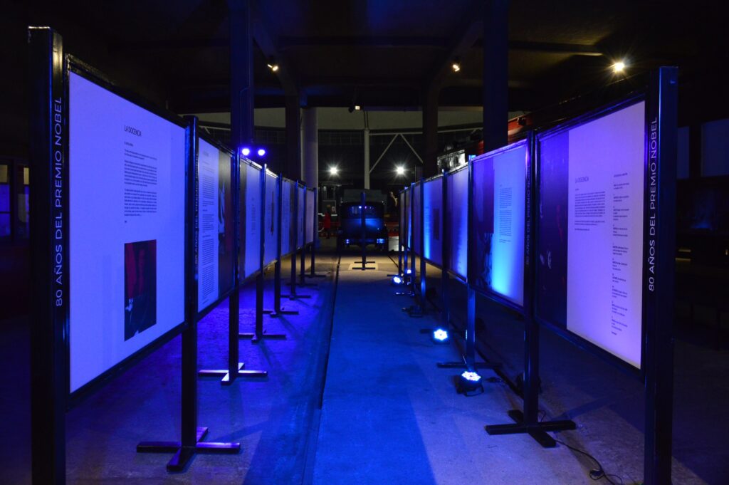 Exposición 'A 80 años del Premio Nobel' en el Museo Nacional Ferroviario Pablo Neruda